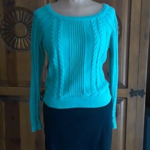 Forever 21 sea green sweater sz S